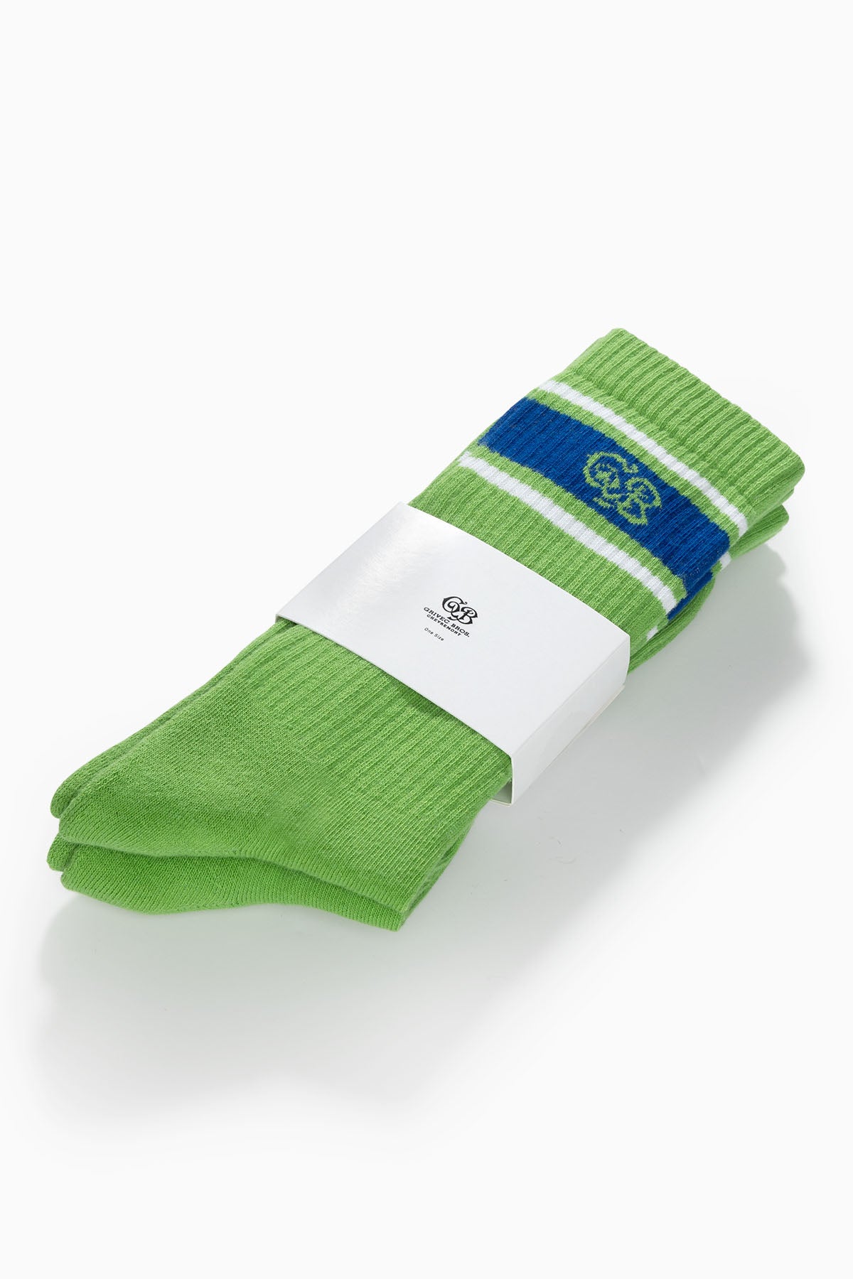 Retro Sock Double pack Green/Navy 42-46