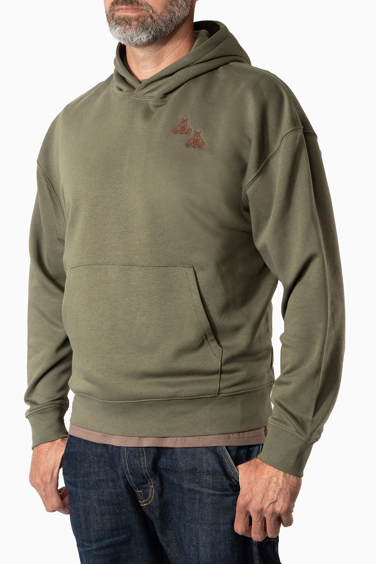 Hoodie GB#1 Green vintage
