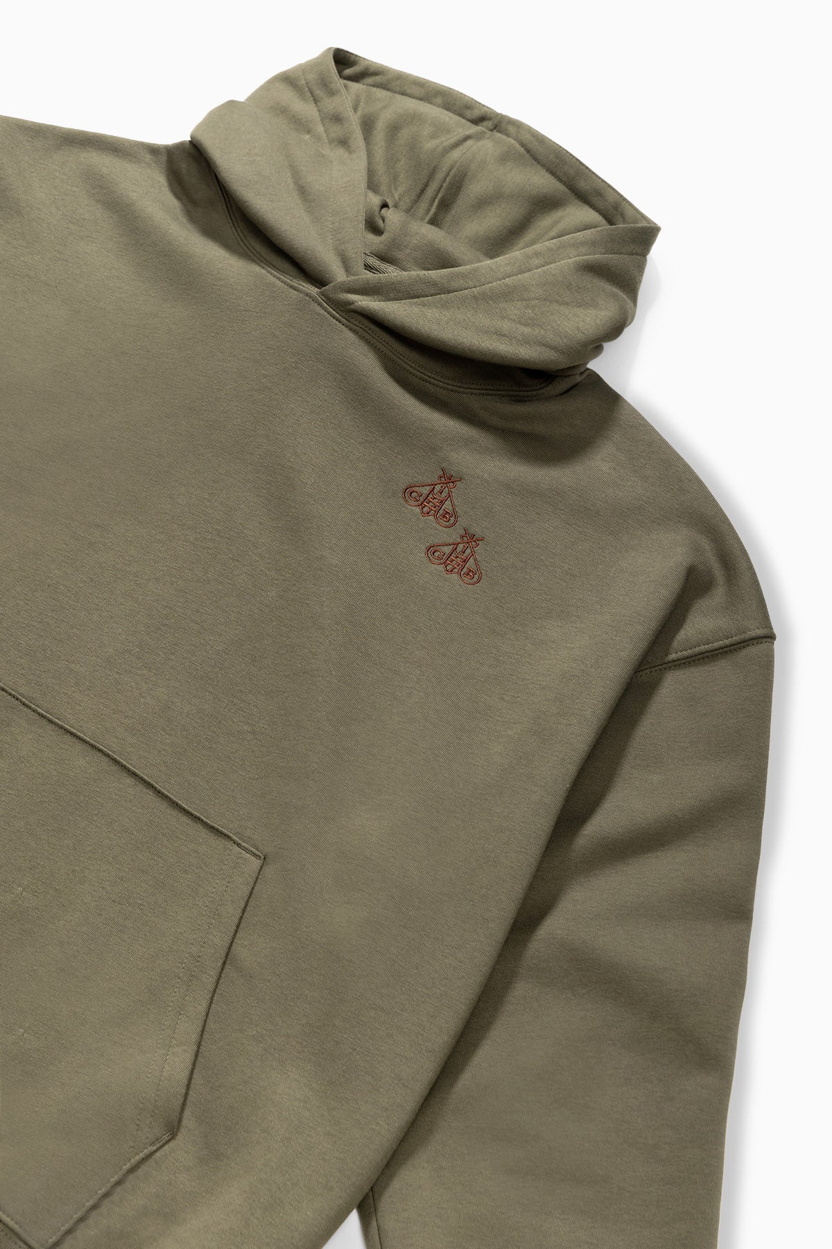 Hoodie GB#1 Green vintage
