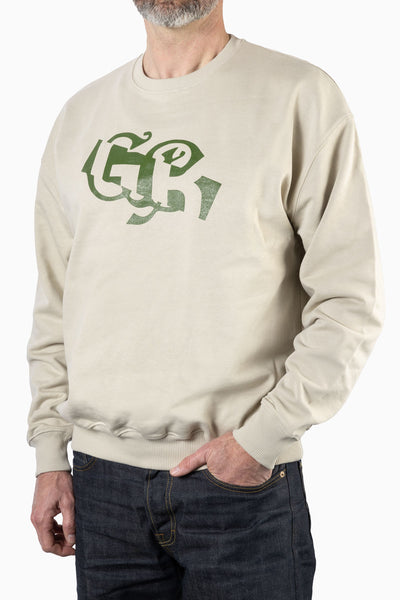 Oversized Sweater new GB logo Desert