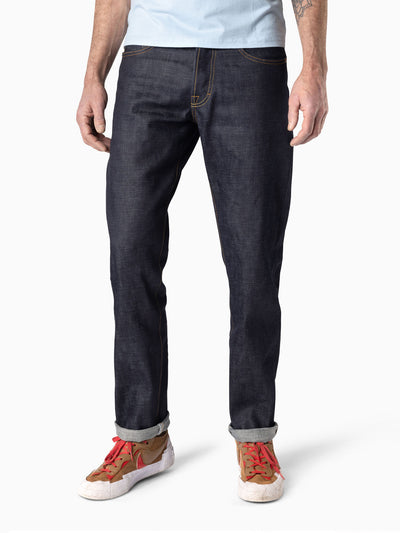 Cool Pete Comfort Stretch 13.5 oz Raw Japanese Pink Selvedge