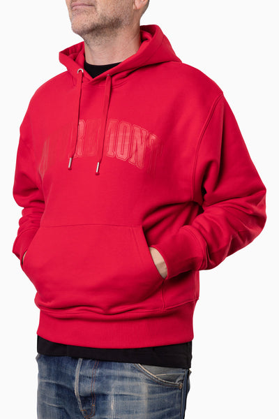 Oversized Hoodie Chevremont red on red