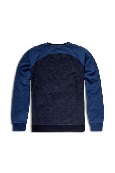 Limited Sweater Two Tone Indigo Dyed Mascotte