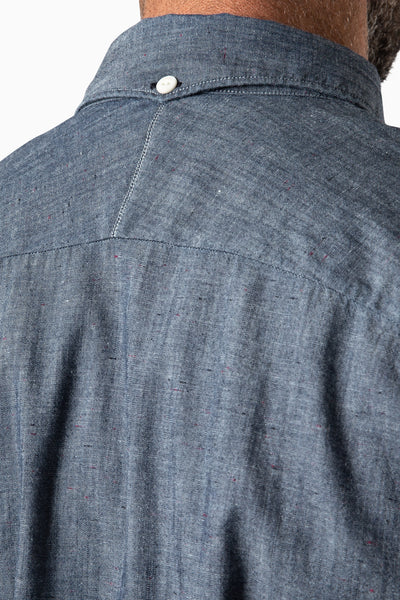 Worker-shirt 3/4 sleeve Chambray
